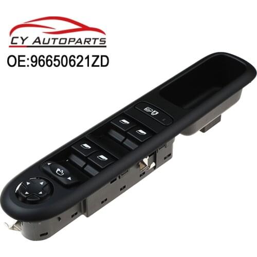 New Master Power Window Switch For Peugeot 3008 5008 Hatchback Wagon Left Front Door Lifter Switch 96650621ZD 6490X6