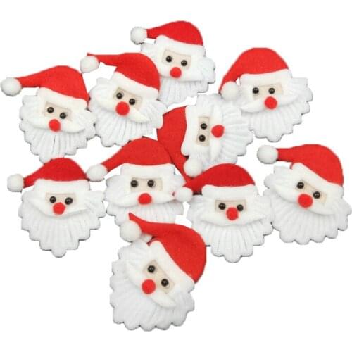 Christmas DIY Santa Claus Snowman Xmas Tree Deer Christmas Party Wedding Decorations Kids Gift for DIY Handmade Ornament Make