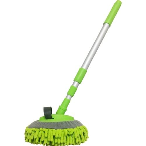 Retractable Car Washing Mop Brush Multifunctional Dust Removal Cleaning Rag Tool