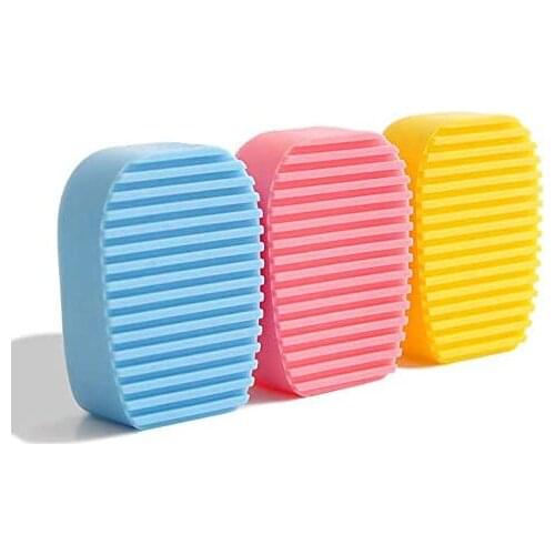 Silicone Washboard Mini Handheld Laundry Washboard Brushes Silicone Laundry Brush Household Perfect for Cleaning Hard-to