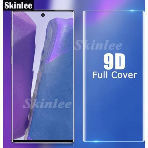 Skinlee Screen Protector For Samsung Galaxy S21 Ultra Glass Film Full Tempered Glass Curved Screen For Samsung S21 Ultra Glass