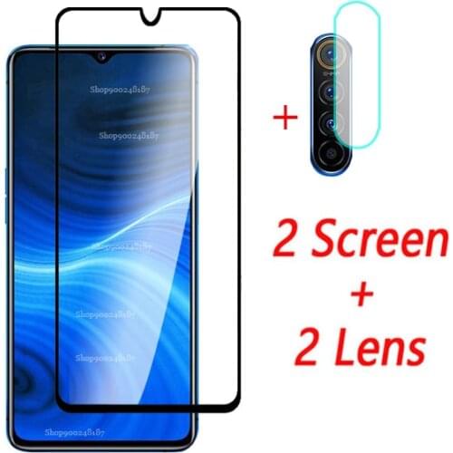 4 in 1 Tempered Glass on for oppo realme x2 pro Screen Protector for realme X3 SuperZoom realmeX2 Camera Lens Protective Film