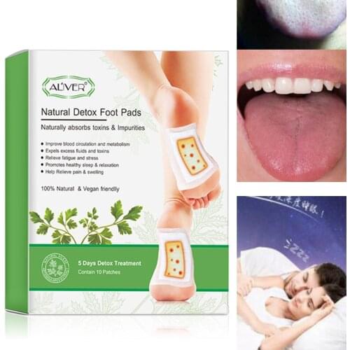 5pairs Lavender Detox Foot Patches Pads Nourishing Repair Foot Patch Improve Sleep Quality Slimming Patch Loss Weight Care