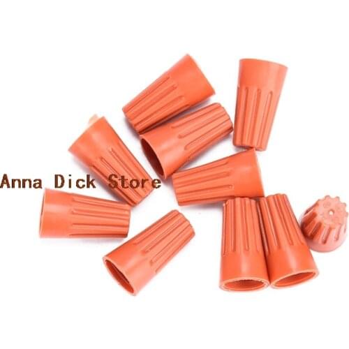 50pcs 0.2-10mm2 spring rotation type Wiring cap amphenol connector electric wire Line pressing Nut Spring End Cap Connection