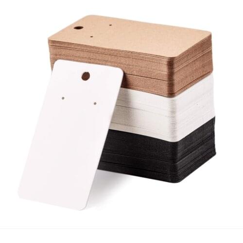 50pcs 5x9cm Paper Classic Earring Cards,Handmade Jewelry Accessories Displays Cards,Earring Accessories Packing Card