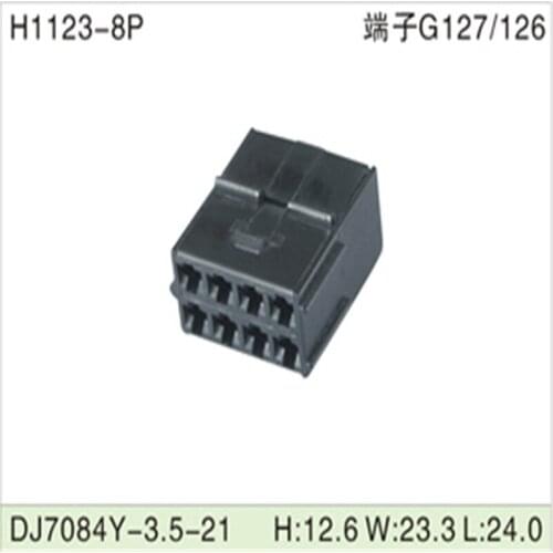 Free shipping 200pcs DJ7086A-3.5-21 8Pin 3.5mm AMP Car Electrical Wire Connectors for VW,BMW,Audi,Toyota,NISSAN AND other