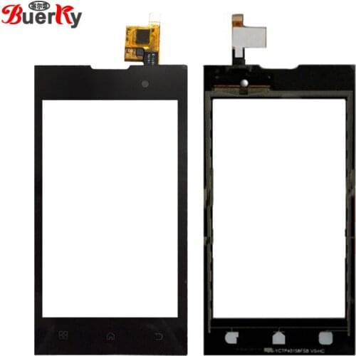 BKparts 100% Tested 5pcs For Bitel B8407 8407 Touch Screen Touch Panel Glass Digitizer Replacement