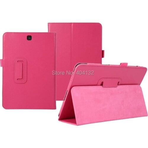For Samsung T555 Flip Cover,Good Quality Litchi Tablet Stand PU Case For Samsung Galaxy Tab A 9.7 ,30PCS/Lot