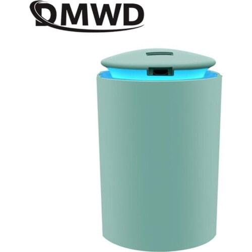 DMWD LED Lamp Ultrasonic Humidifier USB Car Mini Diffuser Air Purifier Atomizer Nightlights Vehicle Freshener Mist Maker Fogger