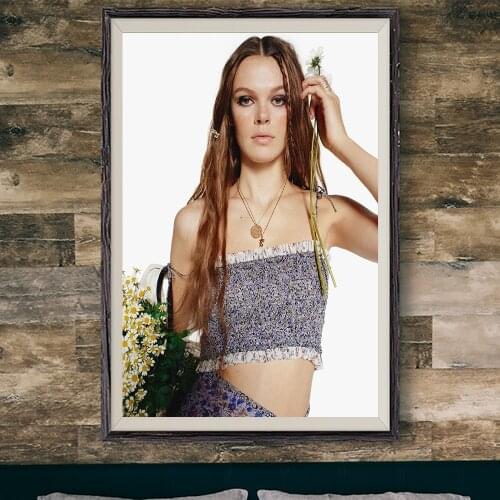 E329 Cara Taylor Sexy Model Movie Star Wall Silk Cloth Poster Art Home Decoration Gift