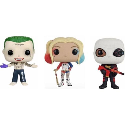 Suicide Squad X Task Force Clown Man 96# Hallie Quinn 97# Shooter 106# PVC Action Figure Collectible Model toys