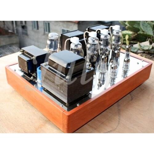 FU-7 tube push-pull amplifier, 40W+40W high-power high-fidelity power amplifier, signal-to-noise ratio ≥90db, distortion