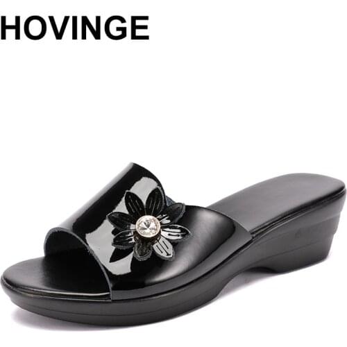 HOVINGE Women's Wedge Ankle Boots