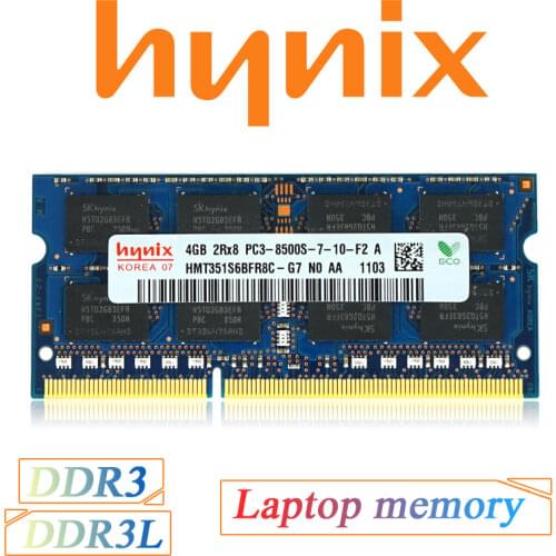 Hynix chipset Laptop Notebook NB RAN 1GB 2GB 4GB 8GB DDR3 PC3 8500 10600 12800 Mhz 1066MHz 1333MHz 1600MHz Laptop memory