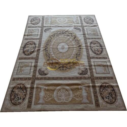 Needle-point Carpets Are Good Home Decor For Handmade Wool Woven For Carpets Living Room Luxury Natural Sheep Wool