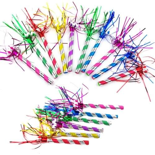 Toy Roll Blowouts Whistles Kids Party Funny Prop Noise Maker Small Speaker wedding birthday Halloween