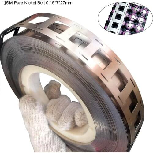 15M pure nickel belt 0.15* 7*27mm purity 99.68% nickel strip for battery spot welding machine welding equipment welding Nickel