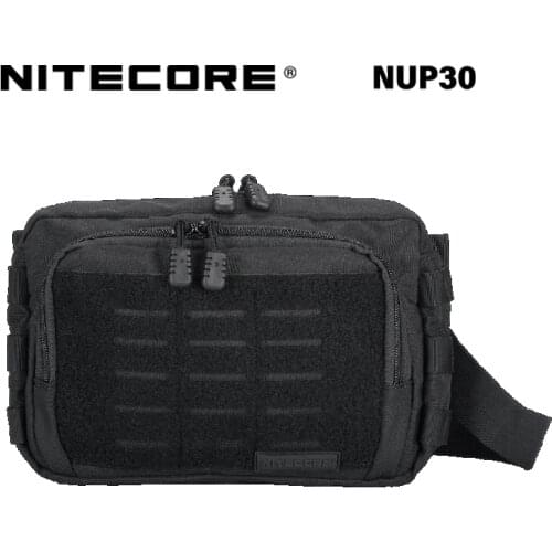 NITECORE NUP30 600D Multi-purpose utility pouch attached to the MOLLE System or for cross-body carry Bag