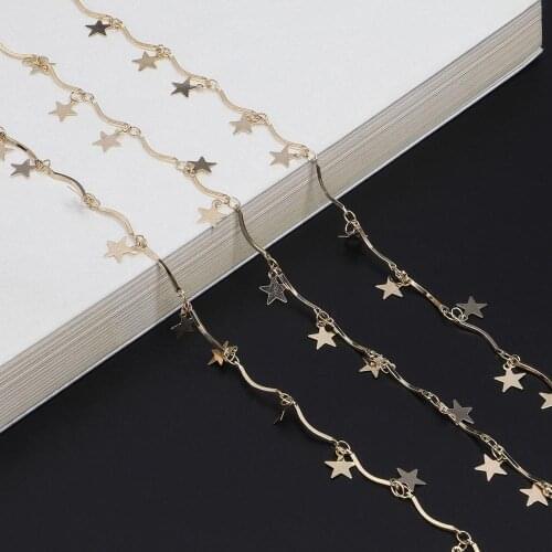 Fashion Womens Sunglasses Eyeglass Chains Stars Glasses Chain Eyewears Cord Holder Neck Strap Rope