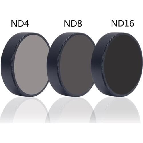 Mcoplus Action Camera Lens Filter Sets ND4/8/16 Camera Filter for DJI OSMO Action Camera Accessorie