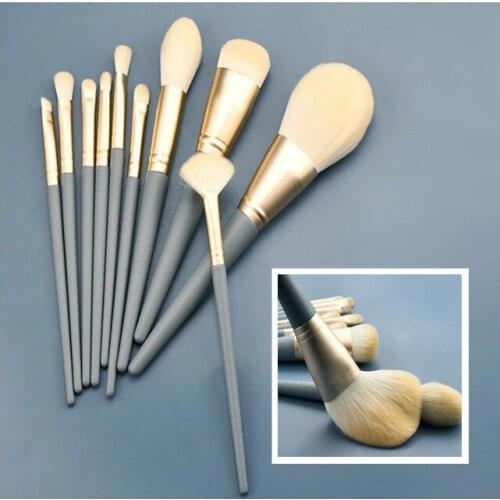 Travel Portable Soft Makeup Brushes Set Eye Shadow Foundation Powder Eyelash Lip Concealer Blush Make Up Brush Set with bag