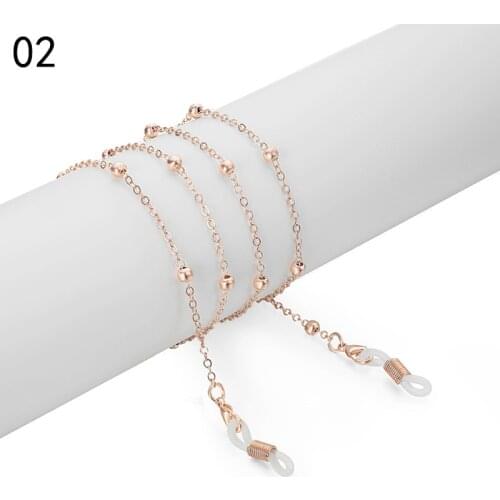 Men Women Non-Slip Eyeglass Holder Neck Sunglass Strap Glass Face Mask Chain Necklace Strap Jewelry 2021 Friends