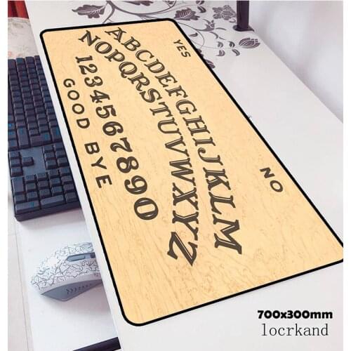 Ouija board mousepad 700x300x3mm thick Computer mouse mat gamer gamepad pc anime gaming mousemat desk pad office padmouse