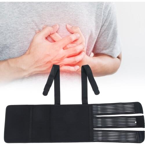 Chest Support Belt Breathable Lumbar Protector Brace Adjustable Widened Rib Fracture Strap For Heart Bypass Surgery Re-Banding