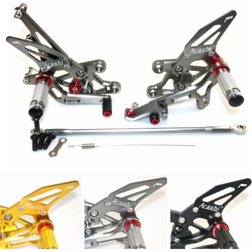 CNC Adjustable Rear Set Rearsets For YAMAHA FZ1 2006 2007 2008 2009 2010 2011 2012 2013 2014 FZ8 2010 2011 2012 2013 Foot Rest