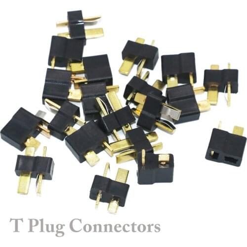 T Plug Connectors Male/Female For RC Lipo Battery Helicopter