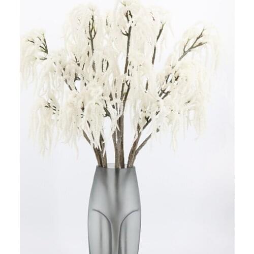 1pc Ulis Artificial Flower Branch for Home Living Room Floral Arrangement Decor Wedding Party Long Branch Fake Flowers