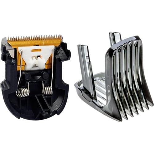 2 Pcs Beard Hair Trimmer Replacement Parts Cutter Head for HC5450 HC3400 HC3410 HC7450 Accessories Trimming Comb