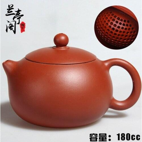 Authentic Yixing Zisha masters handmade teapot ore Zhu mud ball hole Shih Kung Fu tea pot Shipiao 029