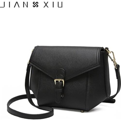 JIANXIU Brand Genuine Leather Bag Cross Texture Women Messenger Bags Shoulder Crossbody Luxury Handbag 2021 Women Bags Designer