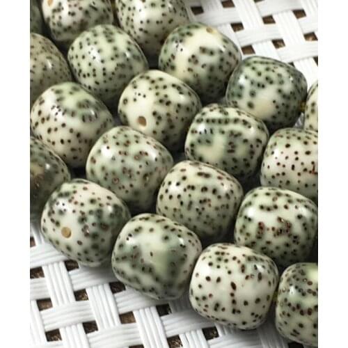9X9mm 114pcs Natural Hainan Grade AAA High-quality Raw Lotus Bodhi Seeds Beads Barre Beads Bracelet Necklace DIY Accessories