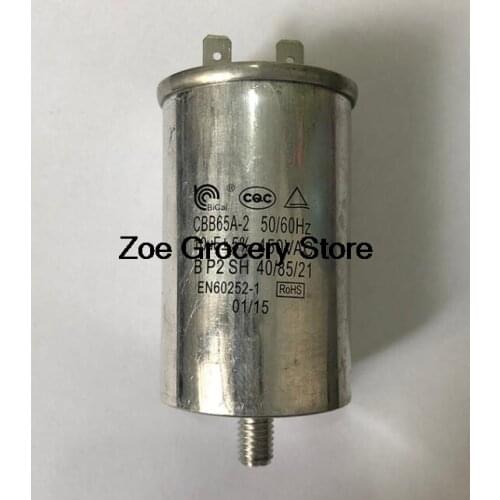 CBB65A-2 10UF 450V 50/60HZ 2Pins Capacitor Wih Thread