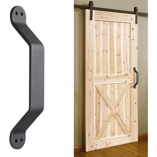 Door Handle Polishing Surface Corrosion Resistant Black Barn Door Knob for Home