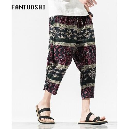 FANTUOSHI Men's Loose Pants