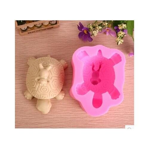 The big turtle Modelling soap mold fondant Cake decoration mold Handmade soap mold large number of wholesale No.:si376