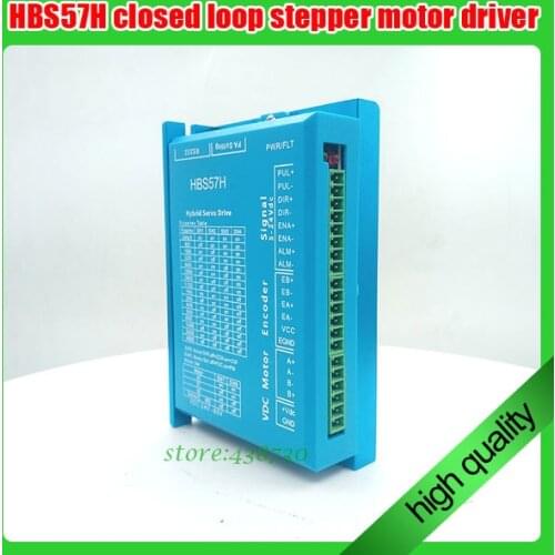 Hybrid step servo drive HBS57H closed loop servo motor driver with RS232 port