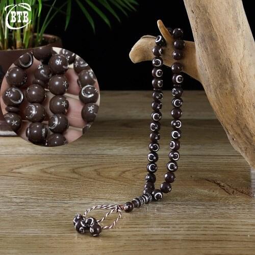 Islamic Muslim 10mm Rosary Star Moon Bracelet Multi-color Worship Special Prayer and Remembrance Gift Bracelet