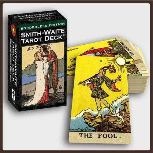 Big Size Tarot Cards Original Art English Guide Book Waterproof Paper Poker Set Prophecy Magic Games Jogo De Tabuleiro Card Game