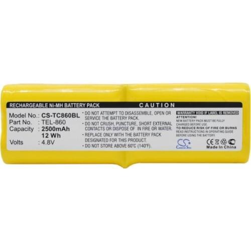 Cameron Sino 2500mAh Battery 14861-000, TEL-860 for Telxon PTC860, PTC860DS, PTC860ES, PTC860-II