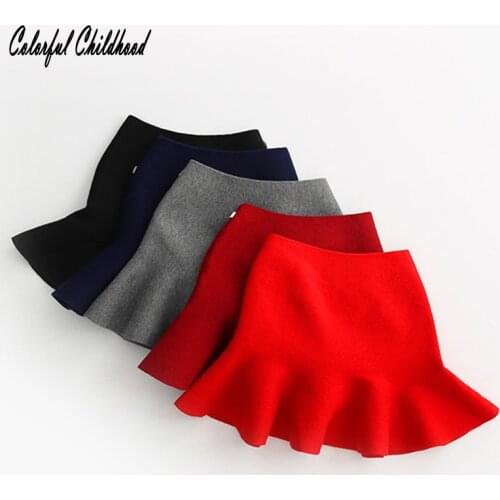 Adorable Baby Girls Skirt Kids ruffles Tutu Skirts for children Pettiskirt cozy knited Party Wedding clothes Xmas gift