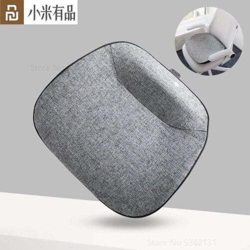 Youpin 37℃ Multifunction Electric Massage Cushion Vibrate Correct Posture Pad Back Cushion Waist Support Home Office