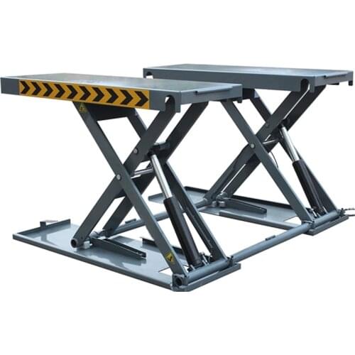 Mid Rise Scissor Car Lift Auto Lift Vehicle Ramp 3T Capacity