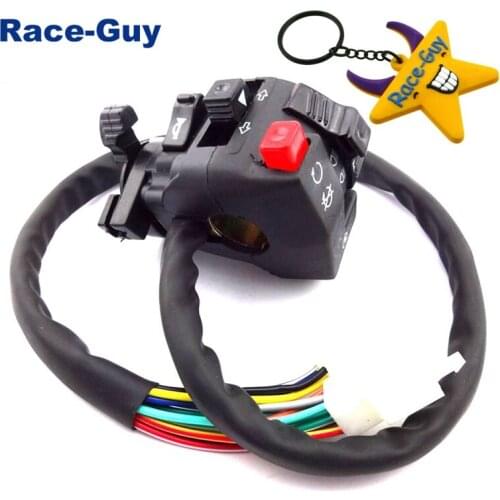Handle Control Switch With Choke Lever 13 Wire 5 Function For 110cc 125cc 150cc 200cc 250cc ATV Quad Taotao Sunl Roketa Kazuma
