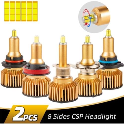 H4 H7 LED Headlight Automobile LED Integrated Headlights Mini Headlights Rotary Chuck Off Road Vehicle Work Lights Xenon Light