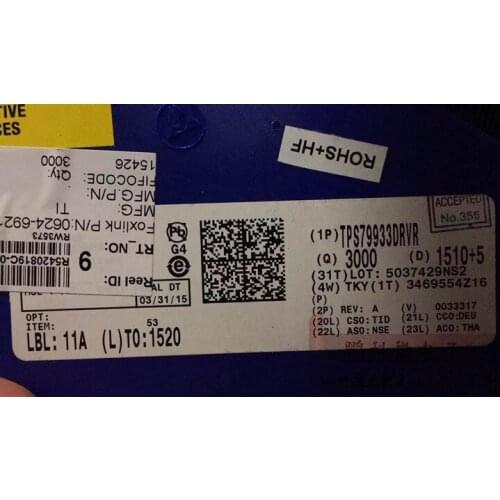 TPS79933DRVR TPS79933DRVT TPS79933 AXX SON-6 New Arrival Promotion