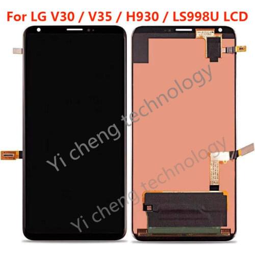 For LG V30 / V35 / H930 / VS996 / LS998U LCD Display Touch Screen With Frame
